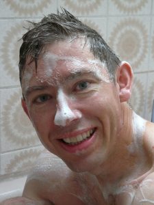 wash face